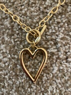 Delicate Gold Heart Pendant Necklace for Women